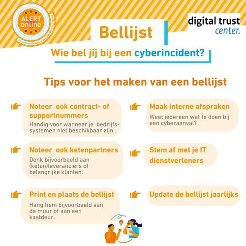 Bellijst DTC - alert online